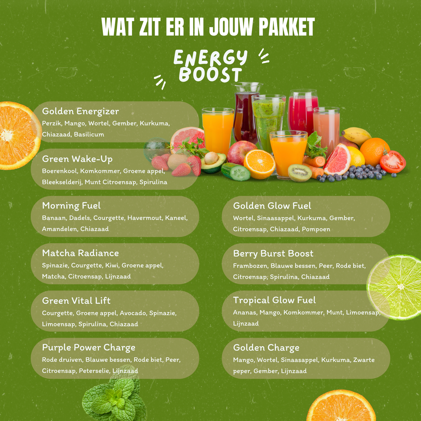 Energy Boost Pakket